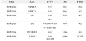 景洪汽車客運站 景洪汽車客運站