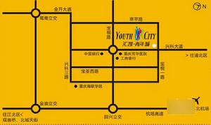 匯凱青年城——交通圖