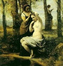 梳妝的浴女 梳妝的浴女