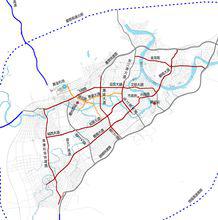 贛州快速路網規劃圖