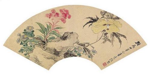 張熊《花卉圖》