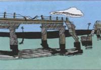 9-10度：橋樑損壞、房屋倒塌，地面破壞嚴重