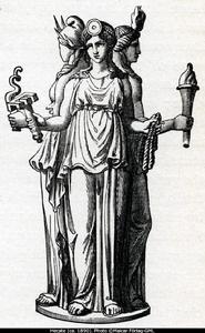 赫卡忒[古希臘神話中的道路女神]