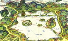 西湖一池三山
