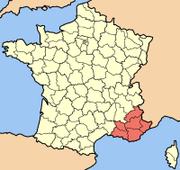 阿爾卑斯濱海省位於法國南部,有尼斯、昂蒂布、坎城等城市，省會設在尼斯