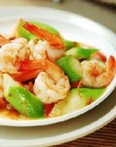 絲瓜炒蝦仁 絲瓜炒蝦仁
