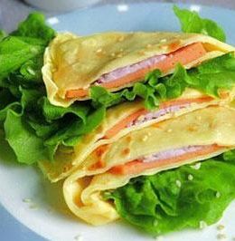 雞蛋麵餅三明治 雞蛋麵餅三明治