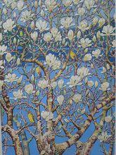 北京飯店壁畫玉蘭花開,1986