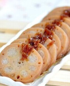 玫瑰蜜汁糯米藕 玫瑰蜜汁糯米藕