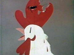 （圖）小蛐蛐異常厲害，鬥敗了大公雞