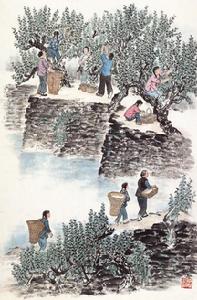 桑山行組畫之九 桑山行組畫之九