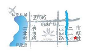 碧城黎客國際酒店區點陣圖