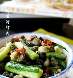 蒜苗河螺肉 蒜苗河螺肉