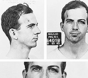 奧斯瓦爾德的罪犯檔案照。此時他已是眾矢之的，儘管他一再聲稱自己是無辜的