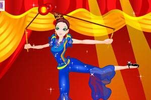 裝扮雜技美女 裝扮雜技美女
