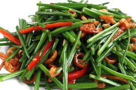 韭菜炒蝦米 韭菜炒蝦米