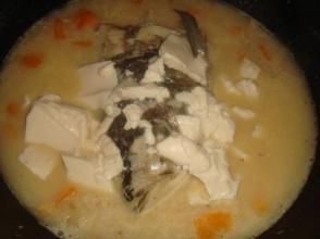 南瓜豆腐魚頭湯 南瓜豆腐魚頭湯