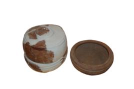 西漢陶盒 西漢陶盒