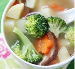 時蔬雞湯 時蔬雞湯