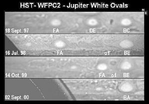 由三個白長圓形形成的長圓形 BA