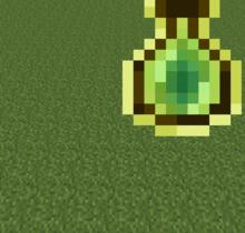 附魔之瓶在碰撞時的噴濺動畫(點擊來查看)