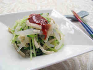 排骨醬拌雞絲 排骨醬拌雞絲