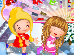 雪地里的小朋友 雪地里的小朋友