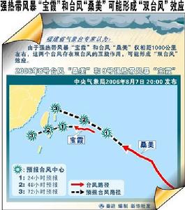“寶霞”繼續向廣東靠近