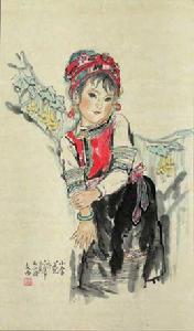 劉文西人物畫作品