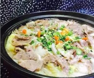 橘子雞肉白菜煲 橘子雞肉白菜煲