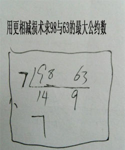 更相減損術 更相減損術