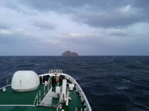 韓國海巡艦巡邏獨島