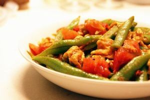 豆角番茄炒雞蛋 豆角番茄炒雞蛋