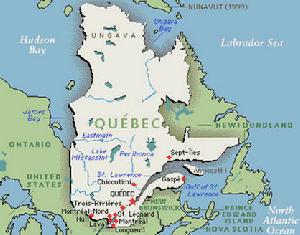 （圖）魁北克省地圖