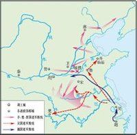 春秋爭霸形勢圖