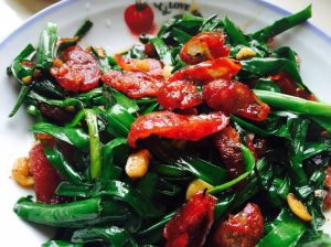 臘腸韭菜 臘腸韭菜