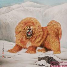 張桂枝作品—動物（藏獒）