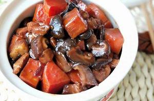 香菇燉胡蘿蔔 香菇燉胡蘿蔔