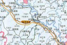 板栗椏鎮位置示意圖