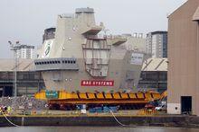 伊莉莎白女王號艦島分段