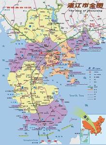 湛江市全圖(點擊可查看大圖)