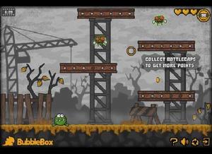 小青蛙吃害蟲 小青蛙吃害蟲