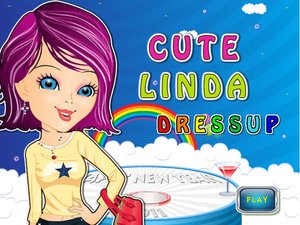 可愛琳達穿花衣 可愛琳達穿花衣