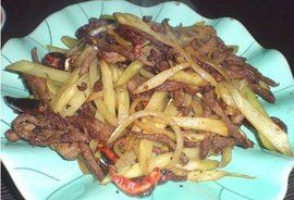 乾煸肉絲 乾煸肉絲