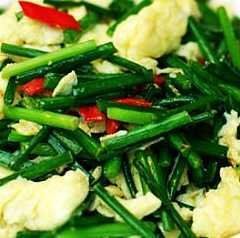 韭菜花炒雞蛋 韭菜花炒雞蛋