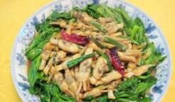 油菜炒蟶 油菜炒蟶