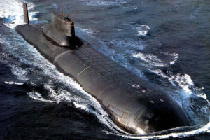 俄羅斯颱風級核潛艇
