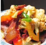 香菇燒花菜 香菇燒花菜