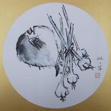 魏琳琳花鳥畫作