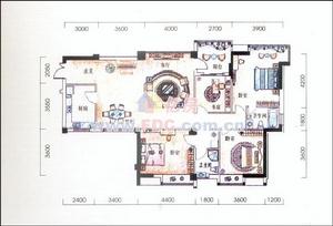 武漢金色港灣四期戶型圖